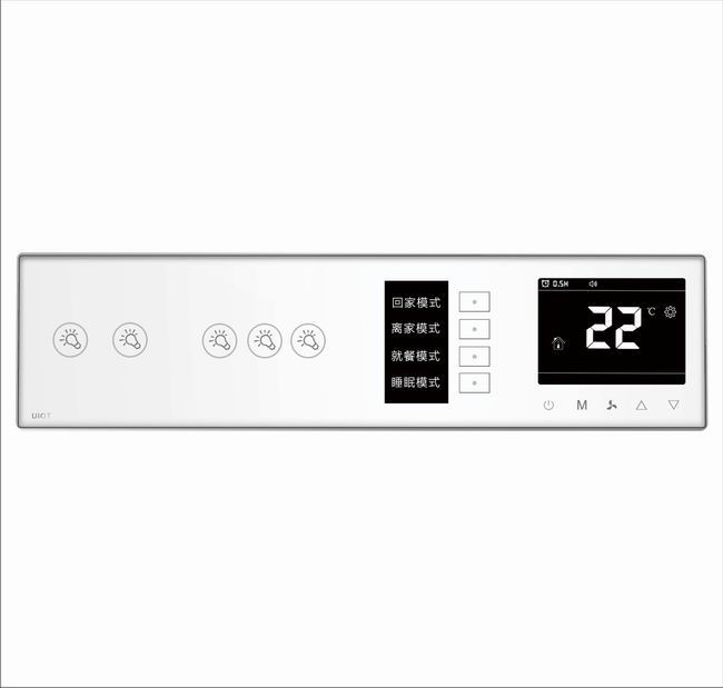 集成面板_2灯+3灯+OLED+水暖（白+银）