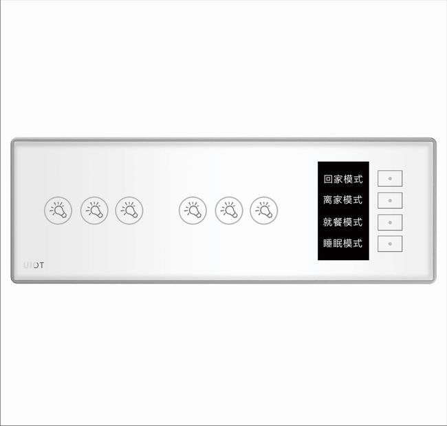 集成面板_3灯+3灯+OLED（白+金）